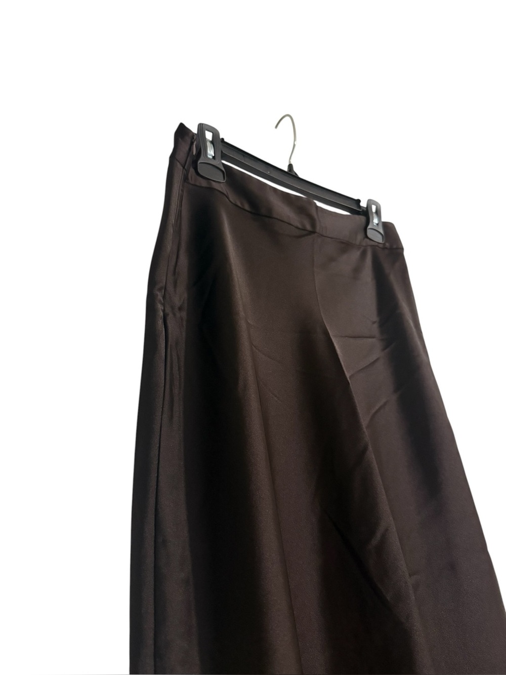 J. McLaughlin Brown Slip MIDI Skirt Size 6 - Picture 4 of 6
